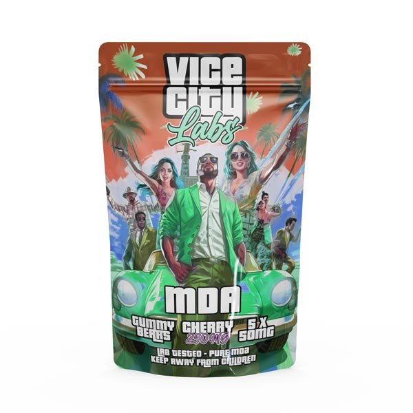 250MG MDA Gummy Bears – Cherry – Vice City Labs