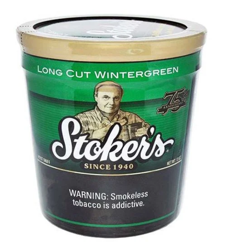 Stokers Snuff Long Cut Wintergreen Tub (12oz)
