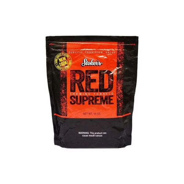 BUY STOKER’S RED SUPREME 16OZ LOOSE LEAF CHEWING TOBACCO
